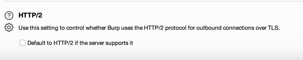 Burp downgrade to HTTP/1.1